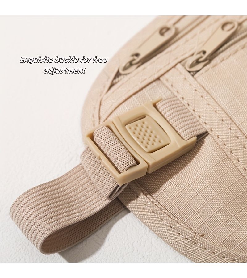 Black Ultra Thin Anti Theft Waist Bag for Running Travel - Image 5