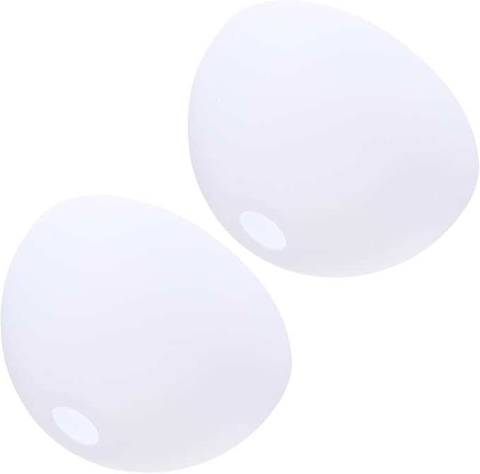 Mushroom Lamp Shade Set Of 2 Softens Light For Cozy Home Decor Living Room Bedroom Office - Image 1