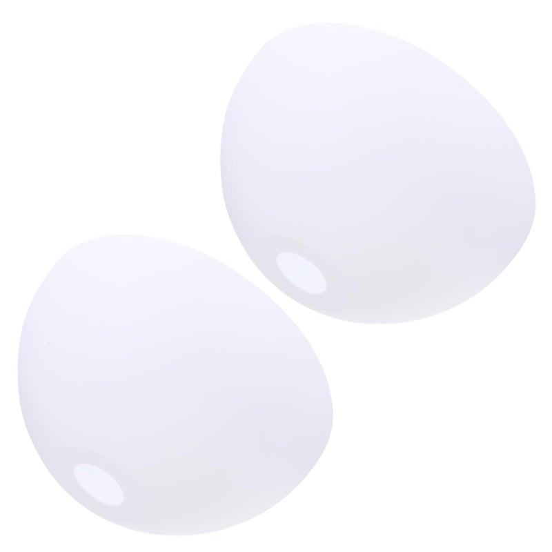 Mushroom Lamp Shade Set Of 2 Softens Light For Cozy Home Decor Living Room Bedroom Office - Image 2