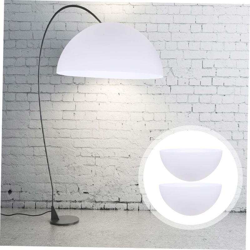 Mushroom Lamp Shade Set Of 2 Softens Light For Cozy Home Decor Living Room Bedroom Office - Image 4