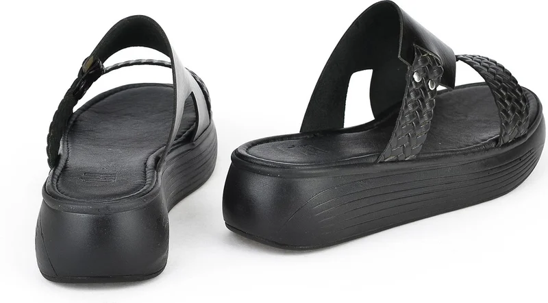 Ziya Women's Leather Slippers 1311010 500 Black