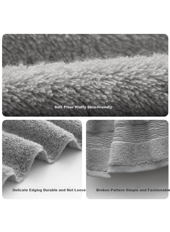 Sanli Pure Cotton Towel 7a Antibacterial Household Class A Soft Men's Face Wash Bath Women 100g Xinjiang Cotton Towel 4 Pack - Image 5