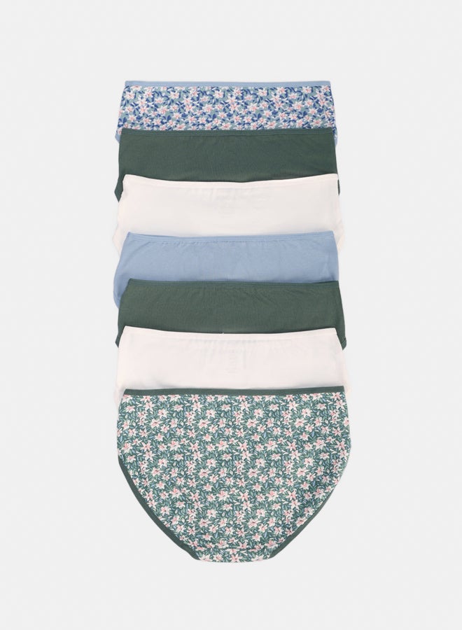 Carina Pack of 7 Girly Brief Panties - Image 2