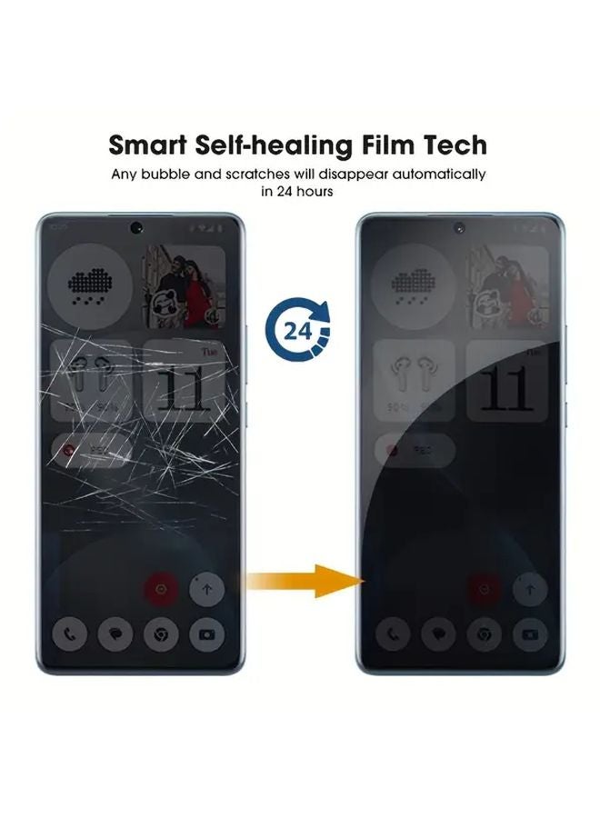 Privacy Screen Protector For Nothing Phone 2a Plus 2 Pack Soft TPU Film - Image 3