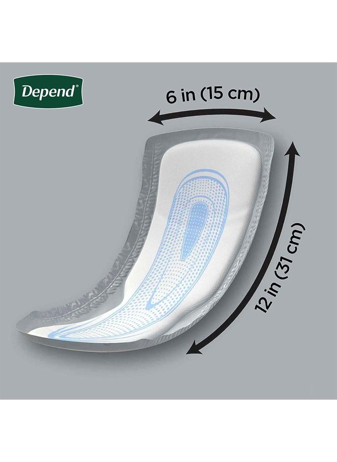 Depend - Incontinence Guards/Incontinence Pads for Men/Bladder Control Pads, Maximum Absorbency, 104 Count (2 Packs of 52), Packaging May Vary - Image 1