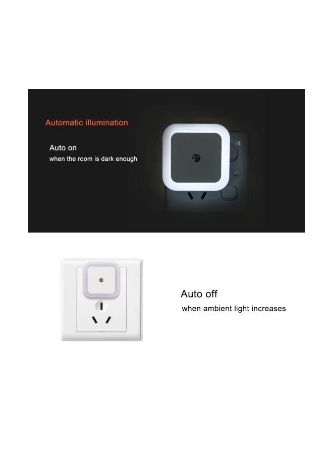 4-LED Bulbs Night Light White 6.50x5x6.50cm - Image 3