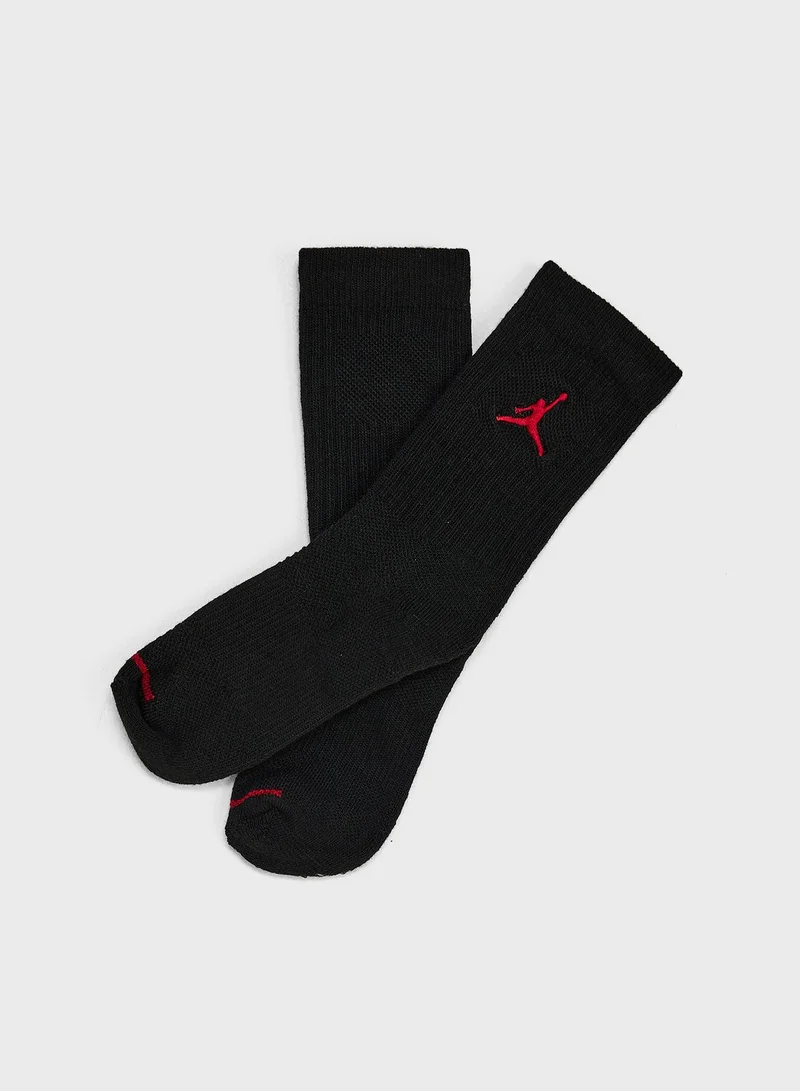 Jordan Multicolor Kids 3-Pack Air Jordan Jumpman Crew Socks  | Best Price UAE