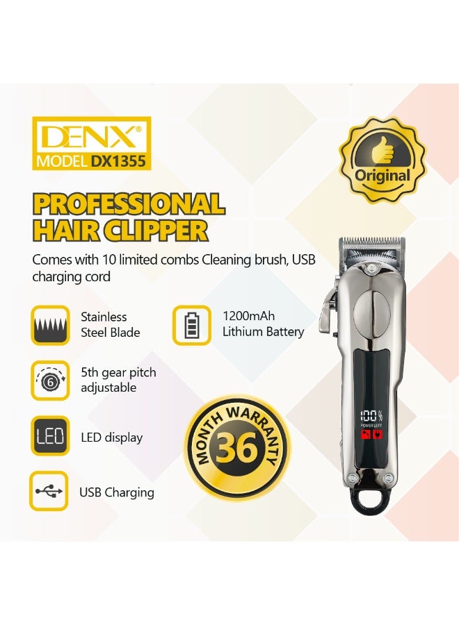 DENX/DX1355 Professional Hair Clipper - Image 1