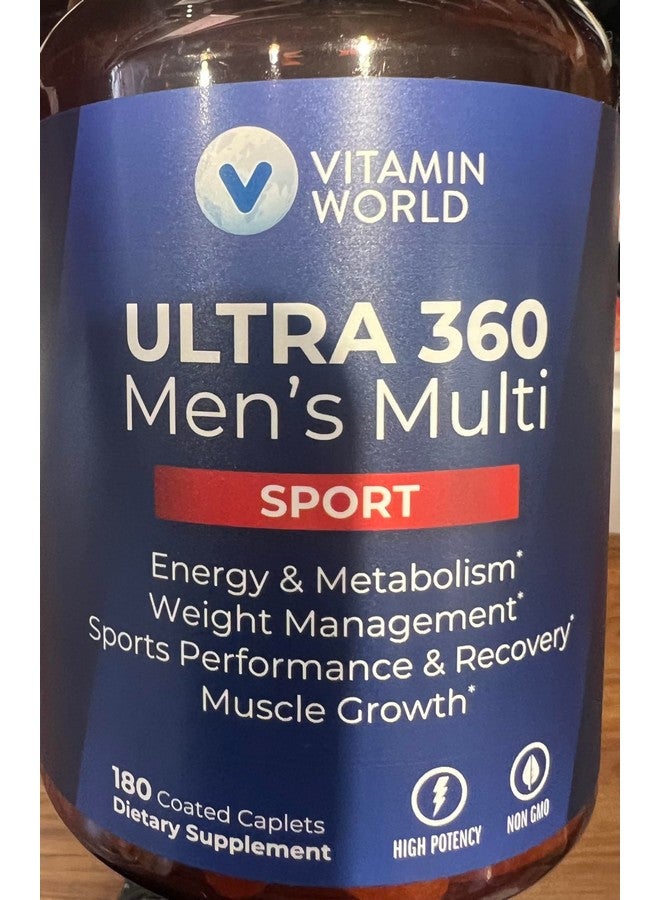 فيتامين وورلد ألترا 360 للرجال متعدد الرياضات (180) - Image 1