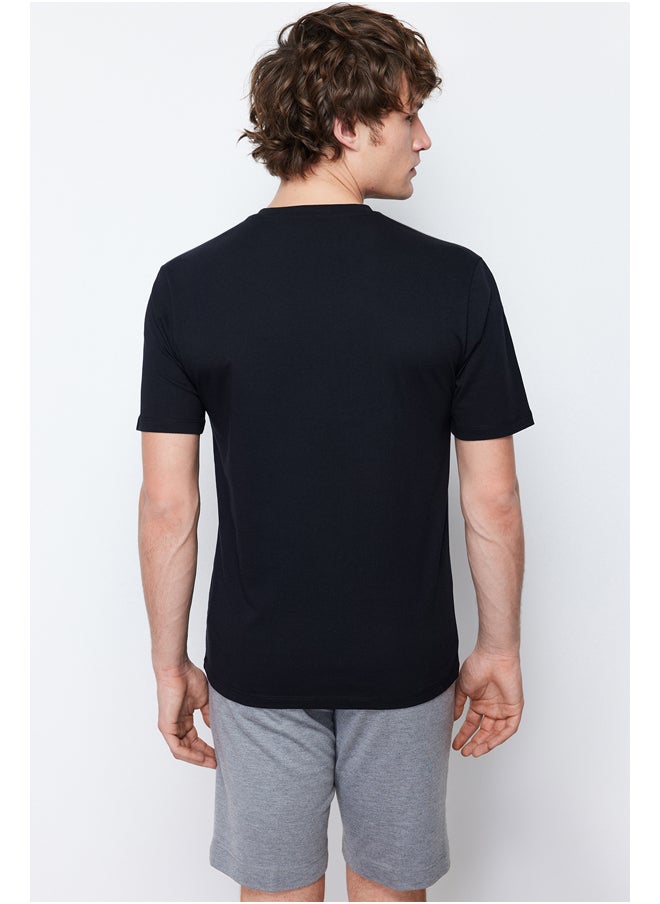 Black Basic Slim Fit 100% Cotton V-Neck Short Sleeve T-Shirt TMNSS19BO0002 - pzsku/Z536AB17B4E7A370558EBZ/45/_/1730941500/bad3795a-2aaa-408b-8167-119a0f5fc706