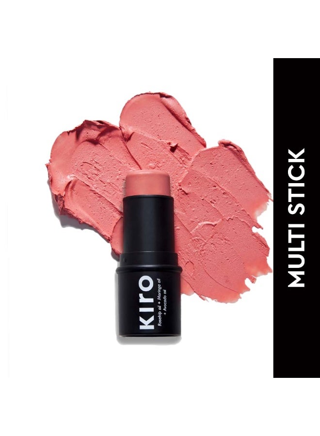 Kiro Wonder Wand Multi-Stick – Apricot Crush, 7.5g | 3-in-1 Stick - Blush, Eyeshadow & Lip Tint | Creamy, Weightless & Long-Lasting | Infused with Rosehip, Avocado & Moringa Oil - Image 2