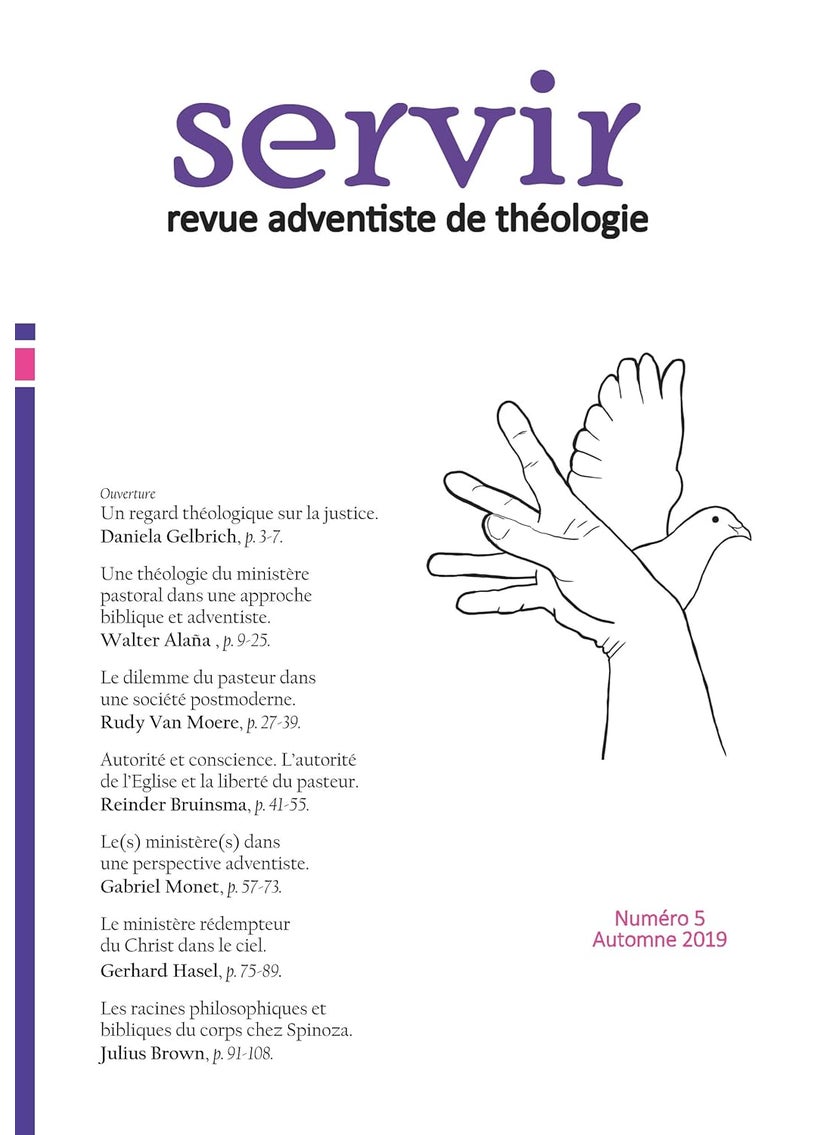 Servir N°5: Revue adventiste de théologie - Automne 2019 