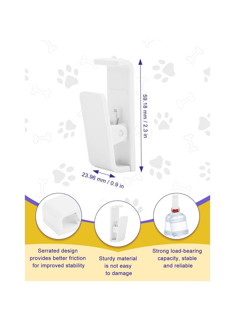 SYOSI 6 Pcs Potty Training Dog Pee Pad Holder, Wall Pee Pad Holder Dog for Small & Large Size Wee Wee Pad, Indoor Potty Training Pad Holder for Leg-Lifting Puppies, Pad Holder with Nano Gel Strip (White) - Image 2