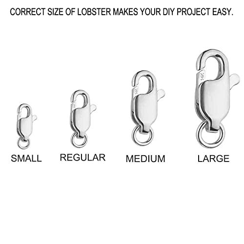 Ritastephens 14k White Gold Lobster Catch Lock Replacement Medium (9.5) - Image 2