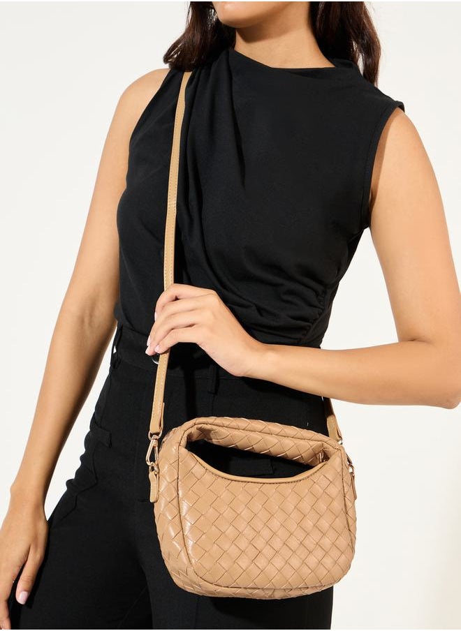 Styli Braided Design Handbag with Adjustable Strap  - Image 3