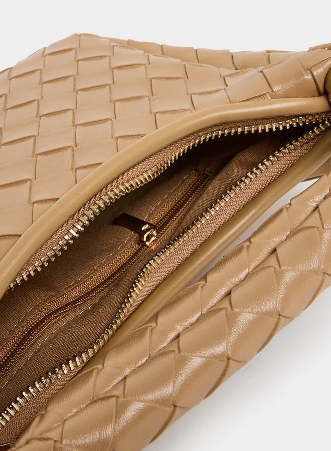 Styli Braided Design Handbag with Adjustable Strap