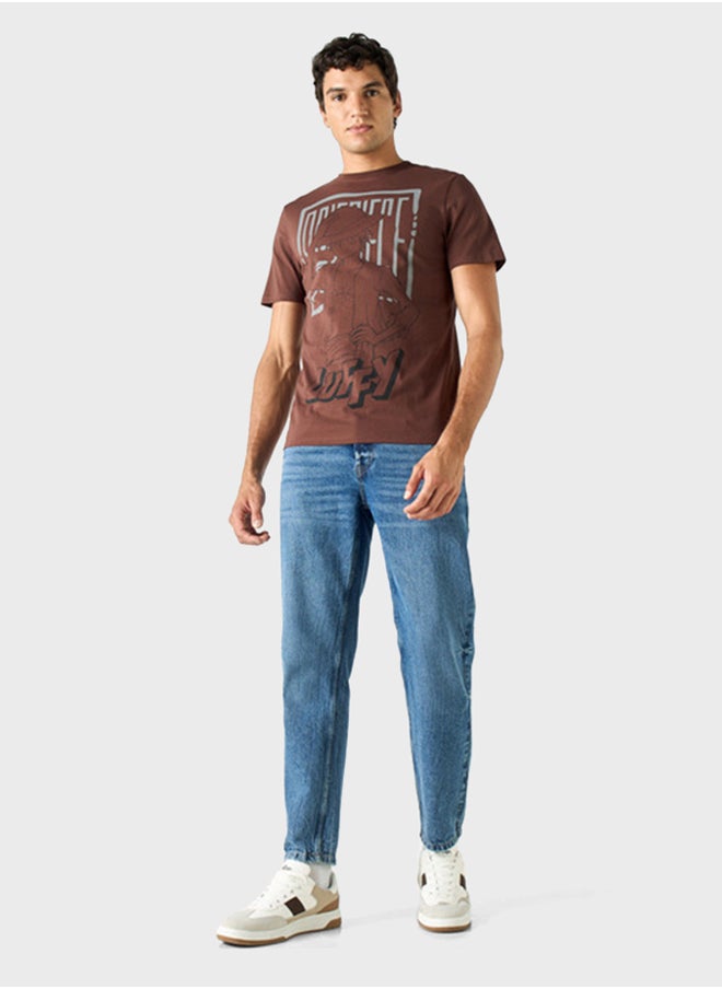 SP Characters Printed Crew Neck T-Shirt  - Image 4
