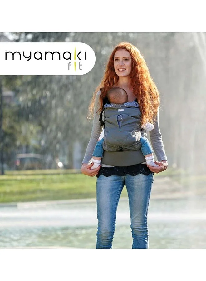 Chicco Myamaki Fit Baby Carrier (With Protective Hood) 0-15Kg, Burgundy Powder