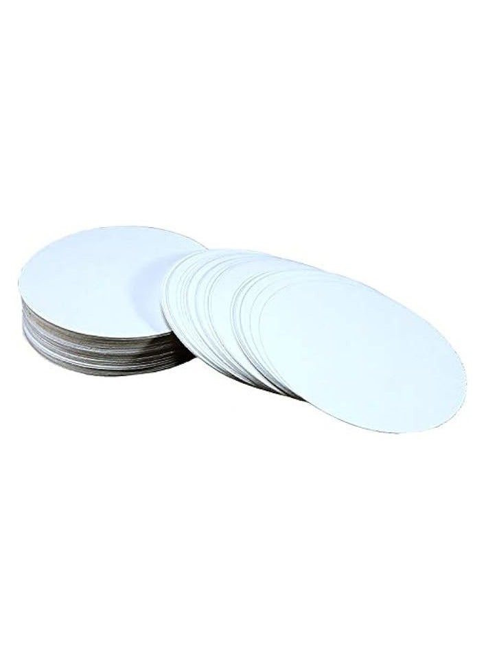 erorex Disposable Paper Coasters (Set of 100) - Use and Throw Reversible Paper Coasters-Perfect for Bar, Hotel, Restaurant Purpose  - Image 1