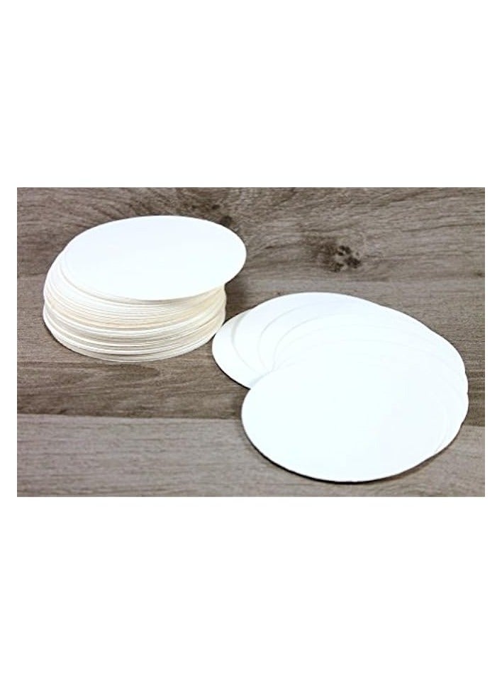 erorex Disposable Paper Coasters (Set of 100) - Use and Throw Reversible Paper Coasters-Perfect for Bar, Hotel, Restaurant Purpose  - Image 2