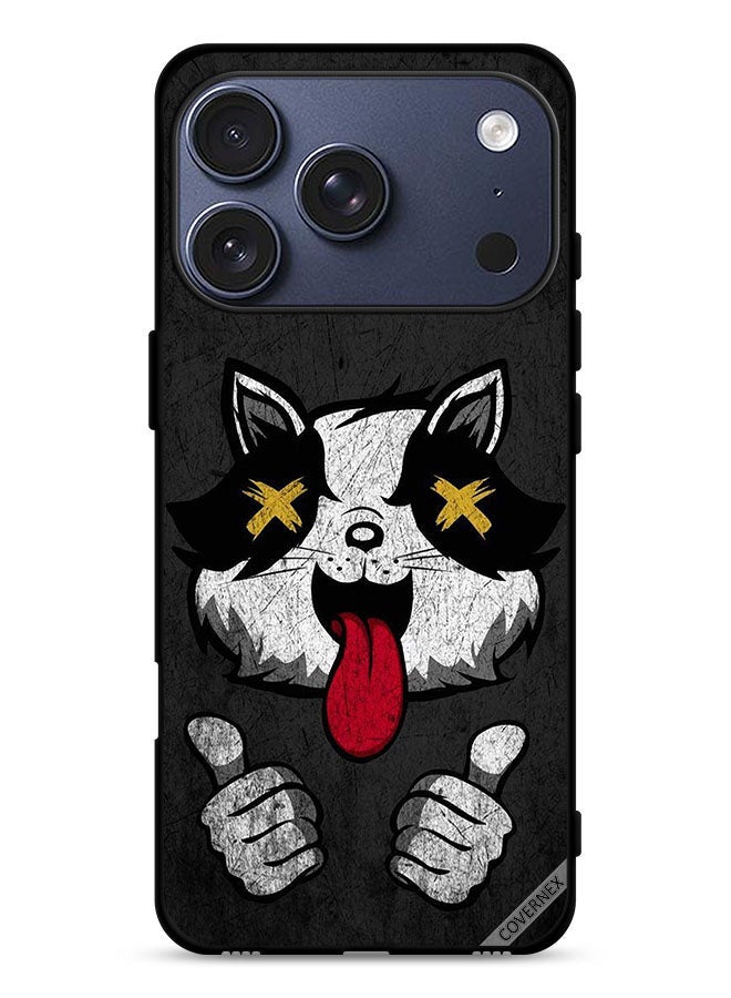 Covernex Apple iPhone 17 Pro Protective Case Cover Marshmallow Cat - Image 1