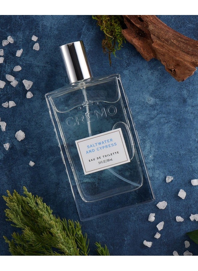 cremo Cremo Saltwater Cypress Cologne Spray, A Lively Blend of Sea Spray, Green Mango and Coastal Cypress, 3.4 Fl Oz  - Image 4