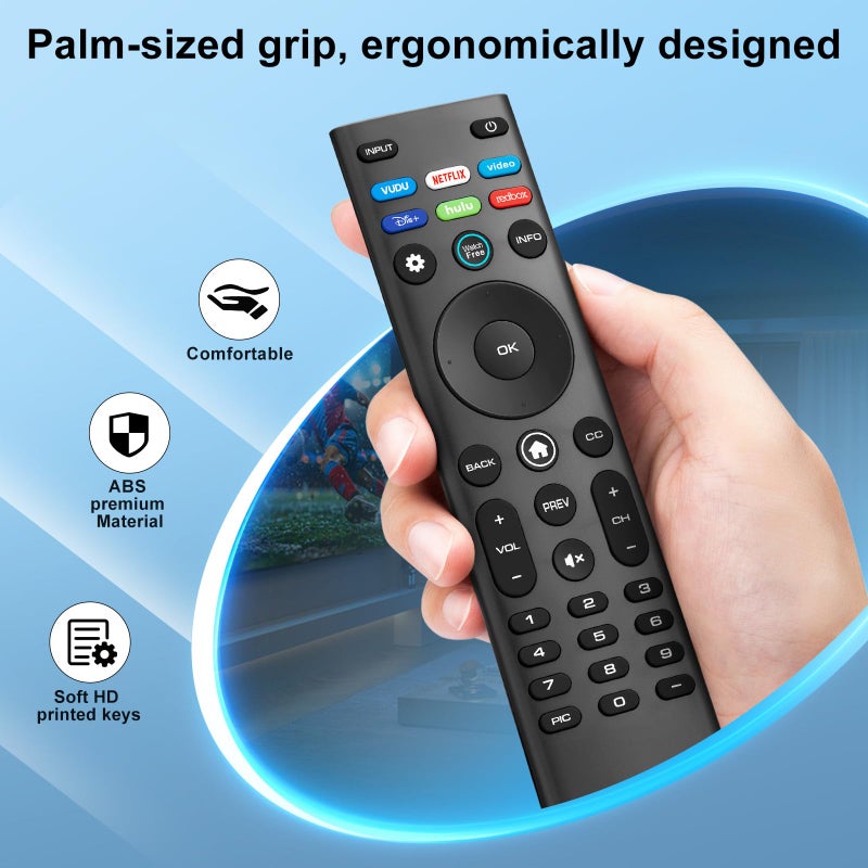 Angrox for VIZIO-Smart-TV-Remote-Replacement,Universal control XRT140 for VIZIO All LED LCD HD 4K UHD HDR Smart TVs - Image 5