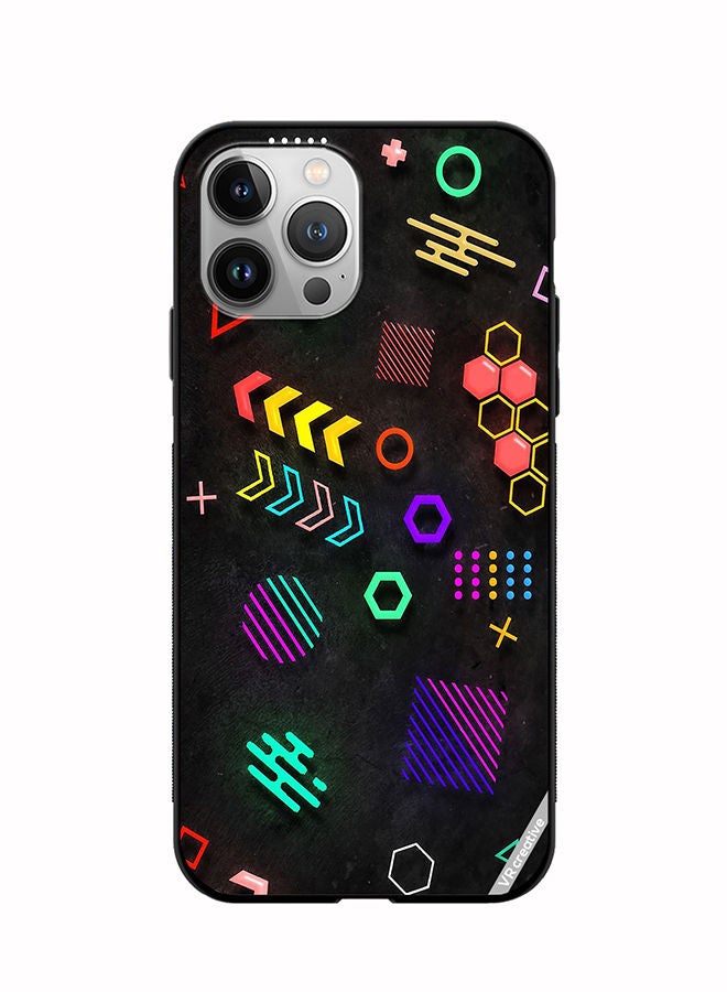 VR CREATIVE Protective Case Cover For Apple iPhone 11 Pro Multiple Shapes Design Multicolour - Image 1