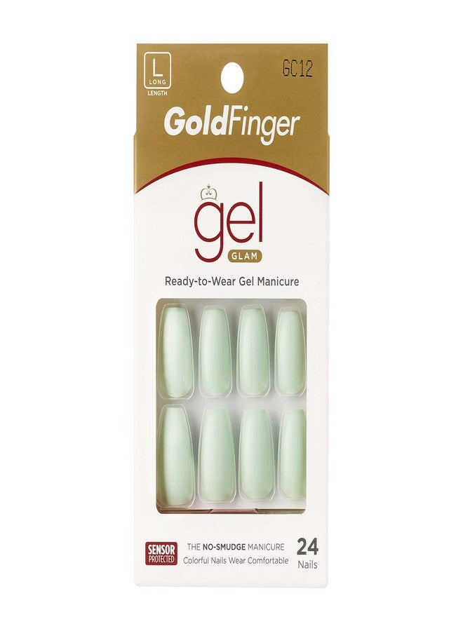 KISS GoldFinger Full Cover Nails Press On 24 Nails Long Length - Image 4