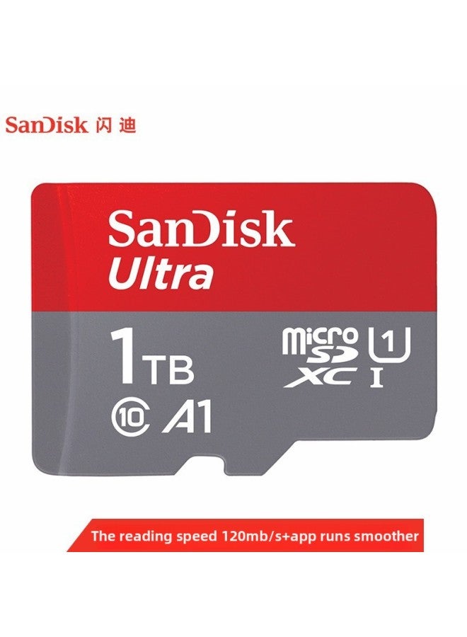 Authentic 512g Memory TF Card 1TB Mobile Phone Tablet Monitoring 120 M/s High-speed Microsd Memory Card 256G-Capacity:256GB