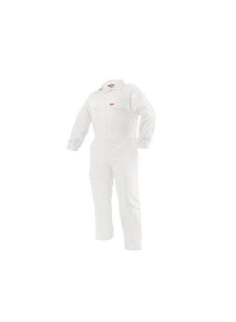 Jsafe Uniform Long Sleeve Work Ware Coverall White 3XL 
