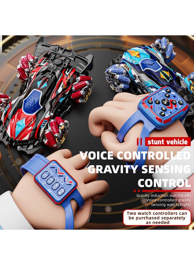 Hurricane 2.4ghz gesture control remote control stunt car watch drift smoke spray car toy 4wd remote control car with light music 360° Rotate Spray All Terrain Drift Gesture Rc Car Toy For Kids Boys & Girls - Image 4
