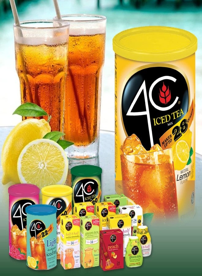 4C أكياس مسحوق مشروب 4C، شاي أخضر، عبوة واحدة، 24 كيسًا، أعواد فردية جاهزة للأكل، نكهات منعشة للمياه خالية من السكر - Image 4