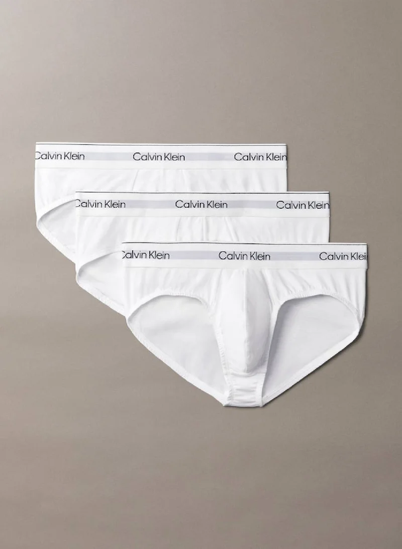 CALVIN KLEIN 3 Pack Briefs - Icon Cotton Stretch