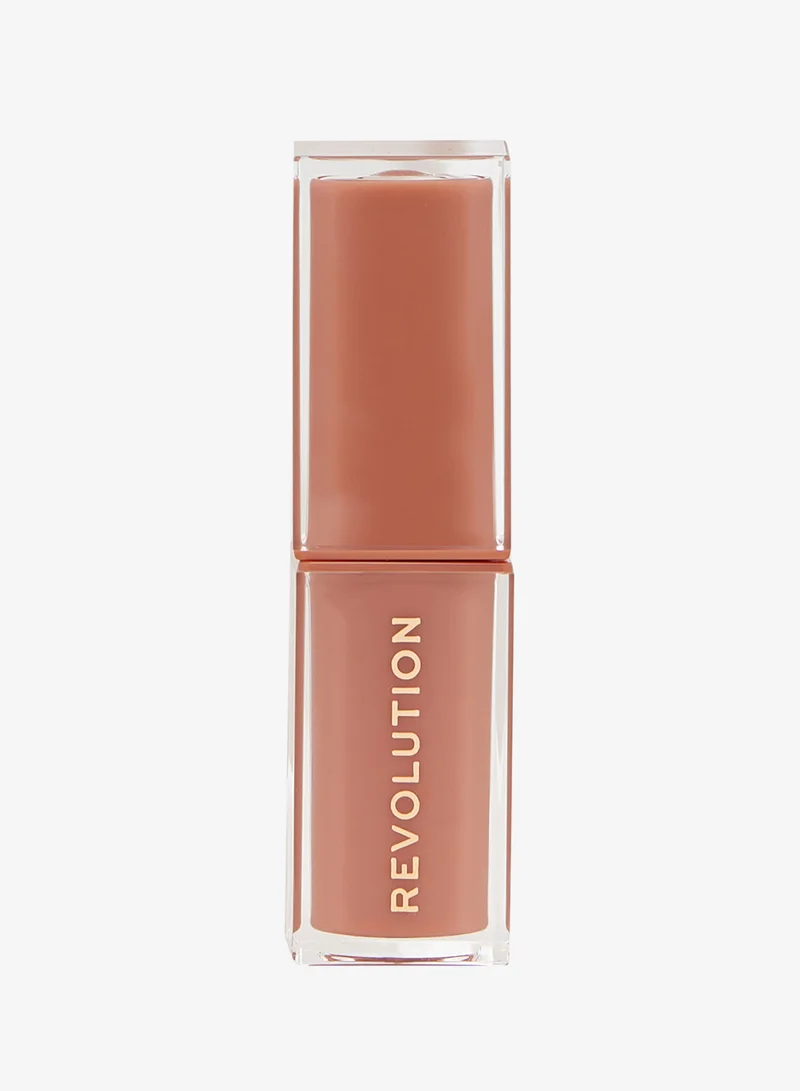 Makeup Revolution Revolution Pout Shine Glossy Lipstick Blushed Pink