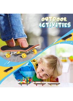 Civaner 10 Pack Diy Fingerboard Kit With Box Mini Fingerboards Skateboards For Fingers Finger Board Making Kit Finger Skateboard Kit With Mini Wrench Screwdriver Brackets Screws And Fingerboard Wheels  - Image 5