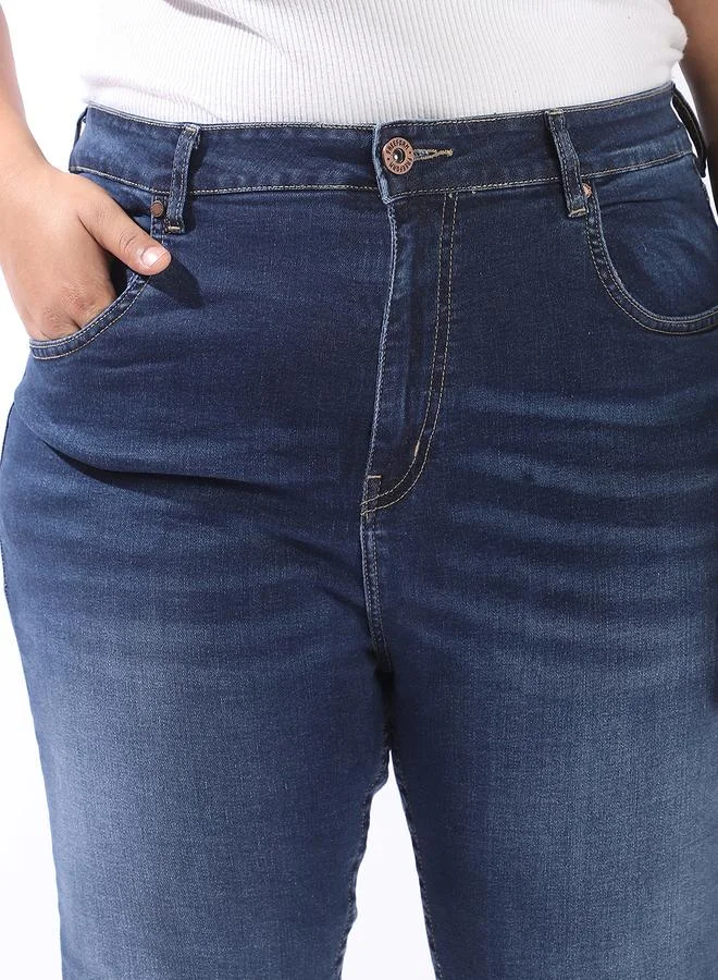 HIGH STAR Women Comfort Skinny Fit High-Rise Light Streachable Fade Jeans