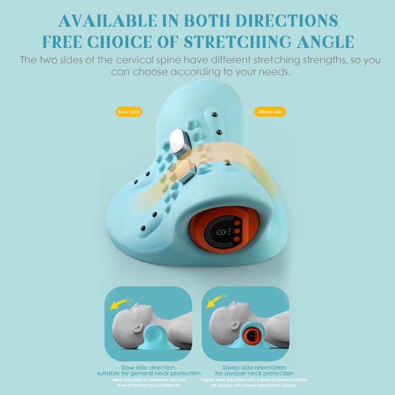 Electric Muscle Stimulation Neck Massager Cordless Kneading for Pain Relief Deep Tissue 6 Adjustable Massage Strength - Image 4