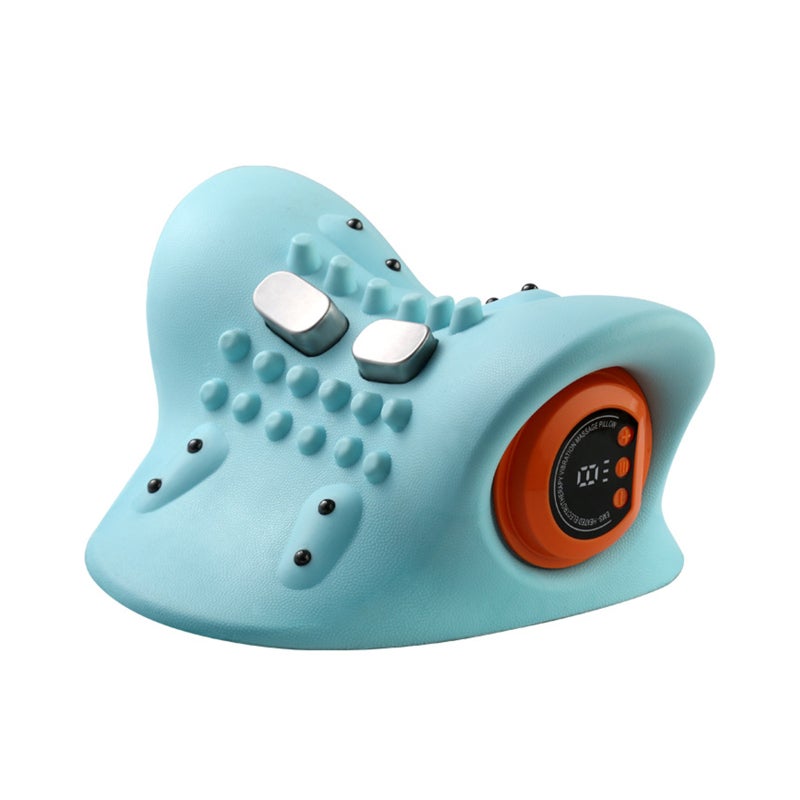 Electric Muscle Stimulation Neck Massager Cordless Kneading for Pain Relief Deep Tissue 6 Adjustable Massage Strength - Image 1