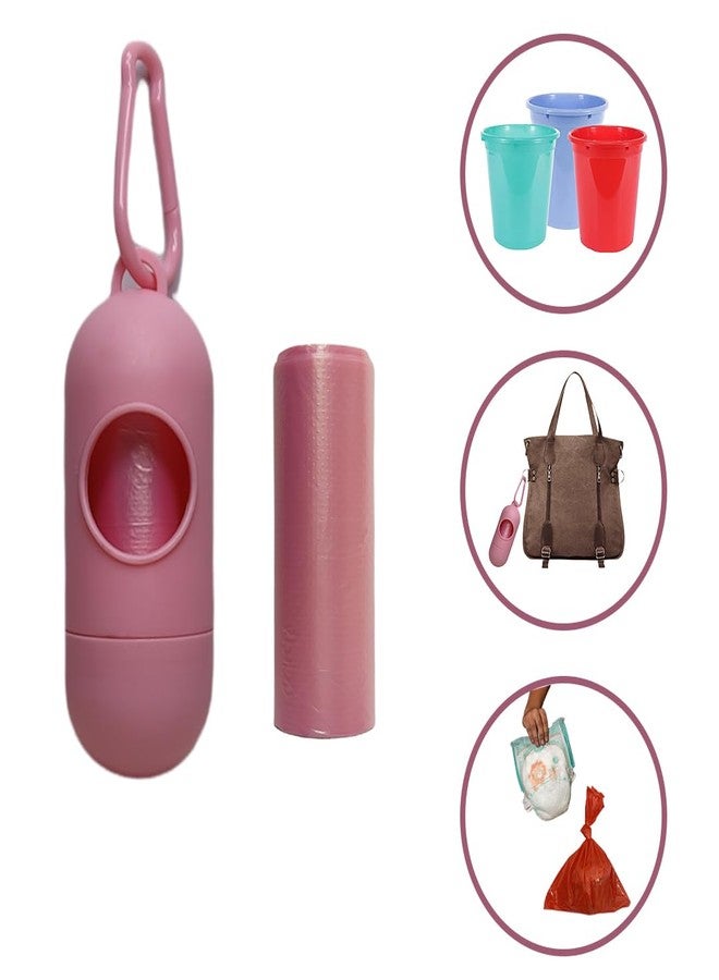 AMSO Diaper and Sanitary Pads Disposal Bag Dispenser (with 8 Oxy-Degradable Garbage Bag Rolls) - Image 4