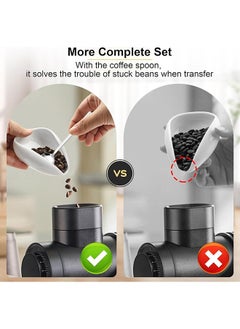 Generic Coffee Bean Dosing Cup and Spray Bottle Set, Espresso Accessories Kit for Coffee Bar, Ceramic Coffee Dosing Tray with Espresso Coffee Spritzer and Spoon, Reduce Coffee Power Static  - Image 3