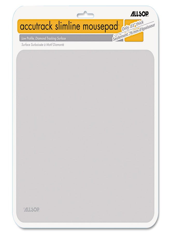 أولسوب لوحة ماوس Allsop Accutrack Slimline، مقاس 8.75 × 8 بوصة، فضية - Image 2