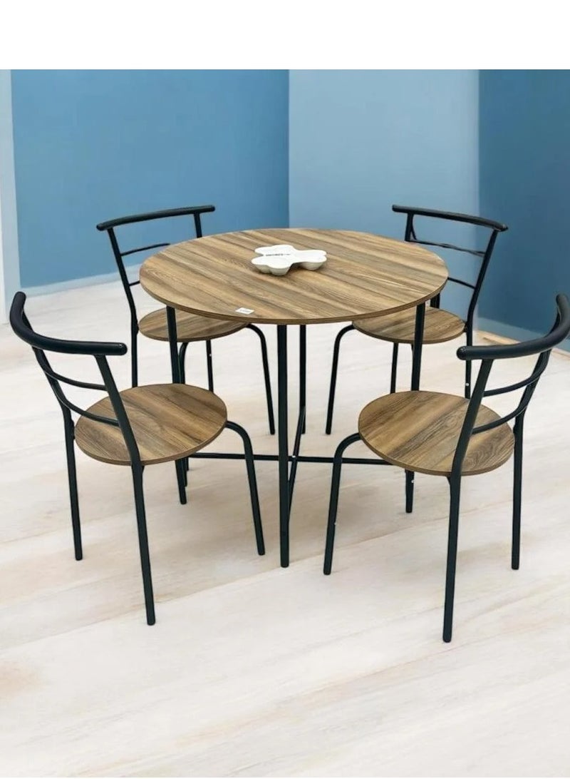 KRESLO Crislo 5-Piece Dining Table Set - Image 1