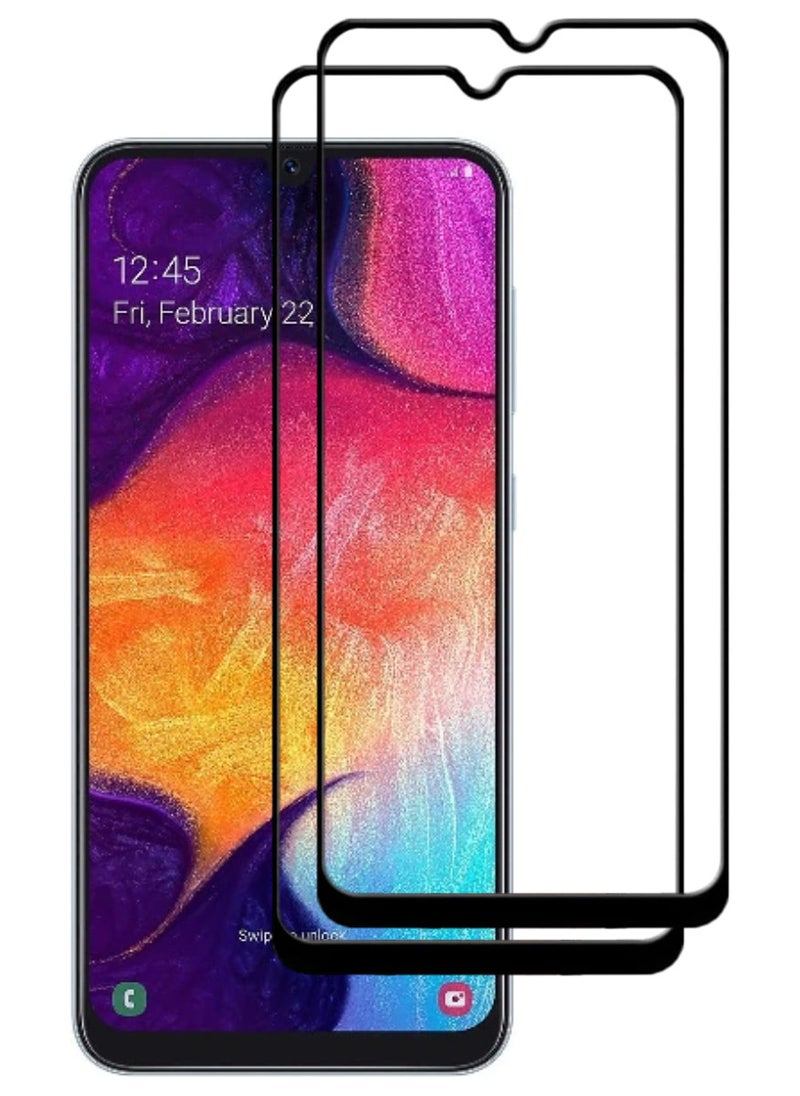 ACLIX 2 Pieces Antistatic ESD Dustproof Premium Quality High Definition Tempered Glass Screen Protector Designed For Samsung Galaxy A50 - Image 1