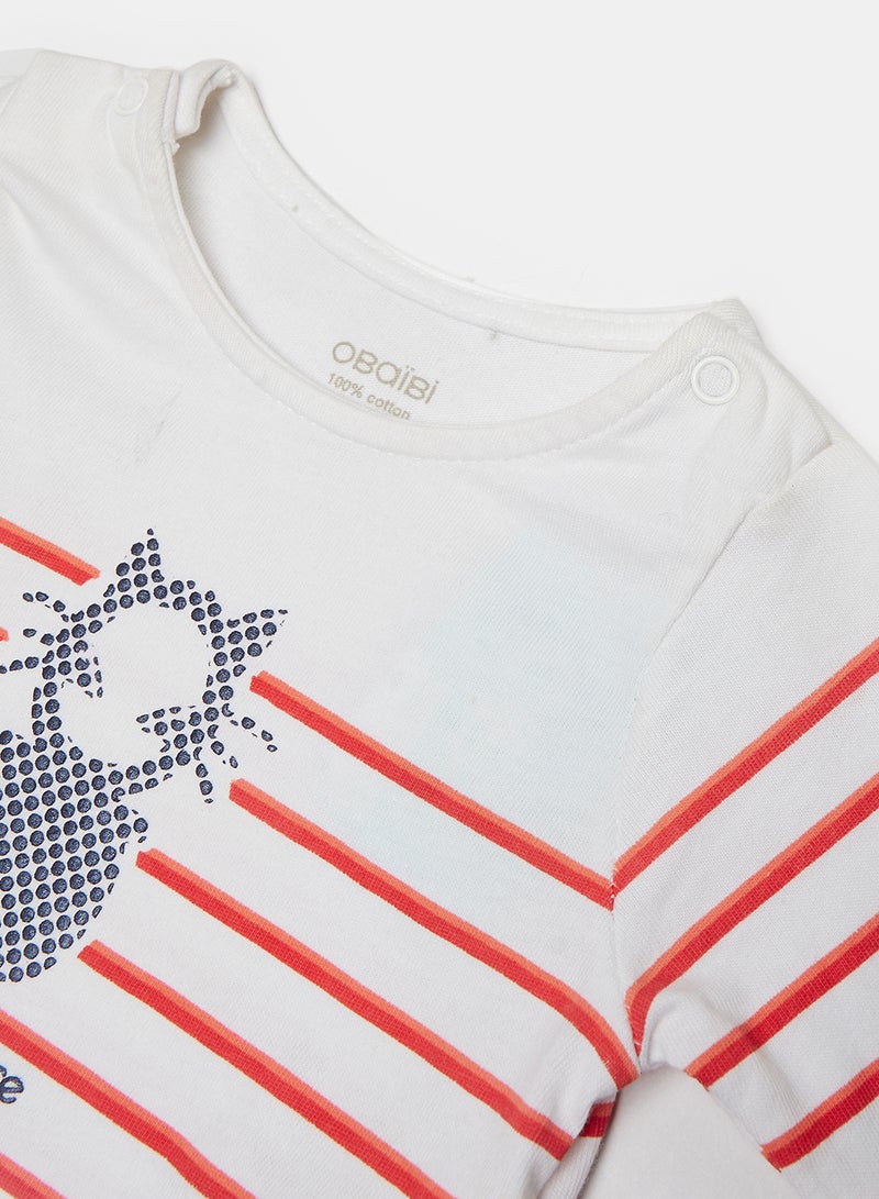 Okaidi OBaiBi By Okaidi Baby Girls Tshirt - Image 3