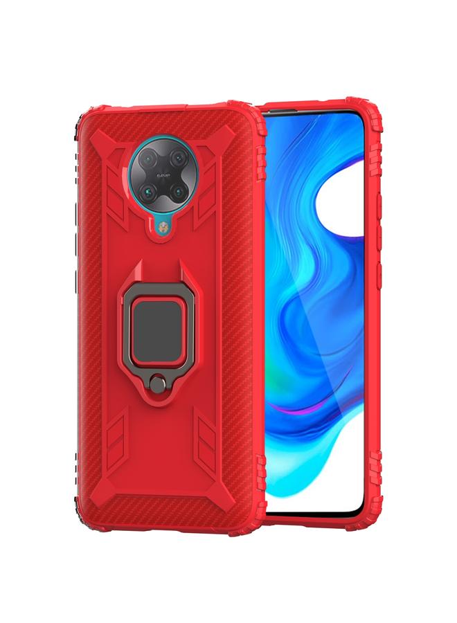 erorex Case For Xiaomi Redmi K30 Pro / Poco F2 Pro 5G Carbon Fiber Protective Case with 360 Degree Rotating Ring Holder - Image 2