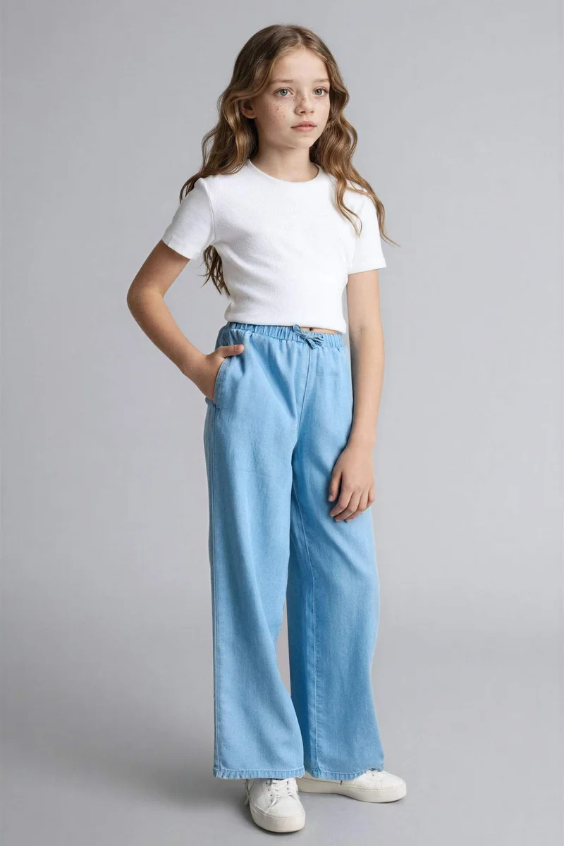 ديفاكتو Girl Wide Leg Jeans