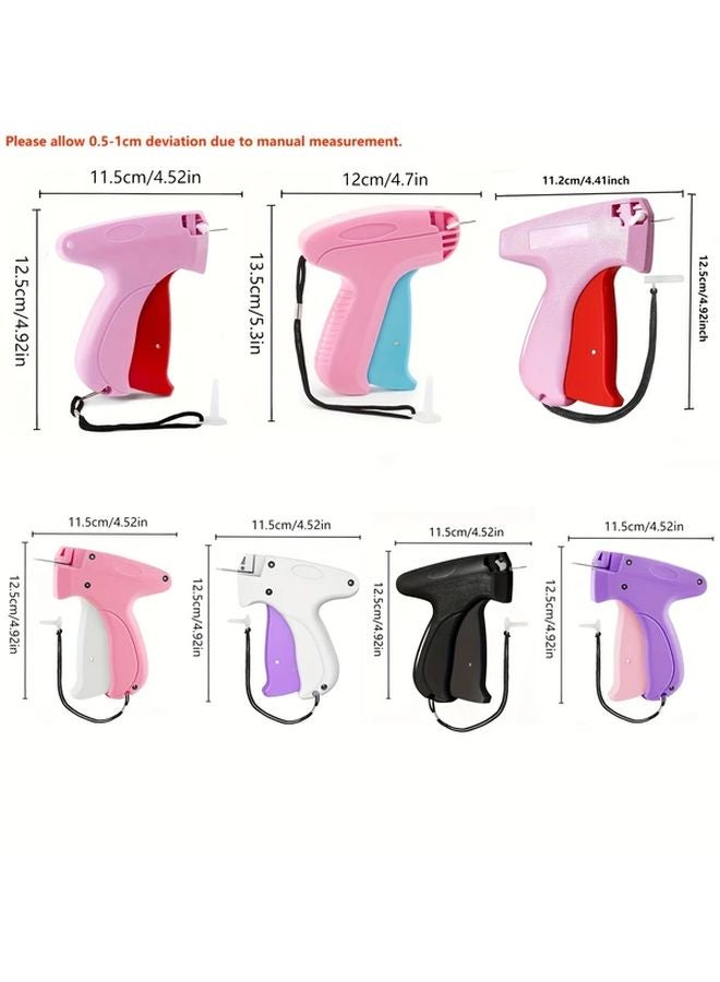 Pink Blue Stitch Gun For Clothes Handheld Quick Clothing Fixer With 6 Needles Fasteners - Image 4