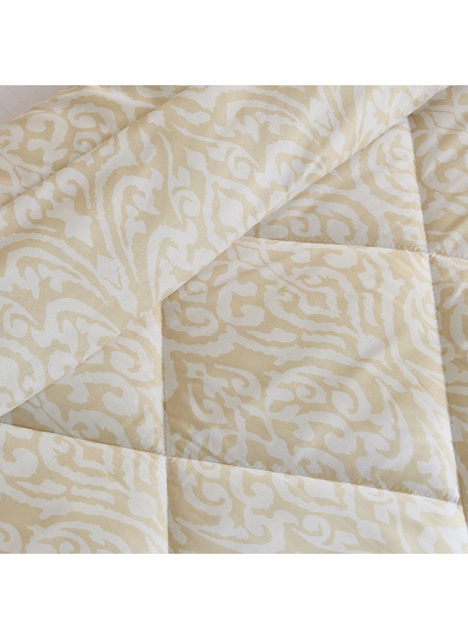 Home Box Microfiber Comforter Set - Beige - Single - Image 4