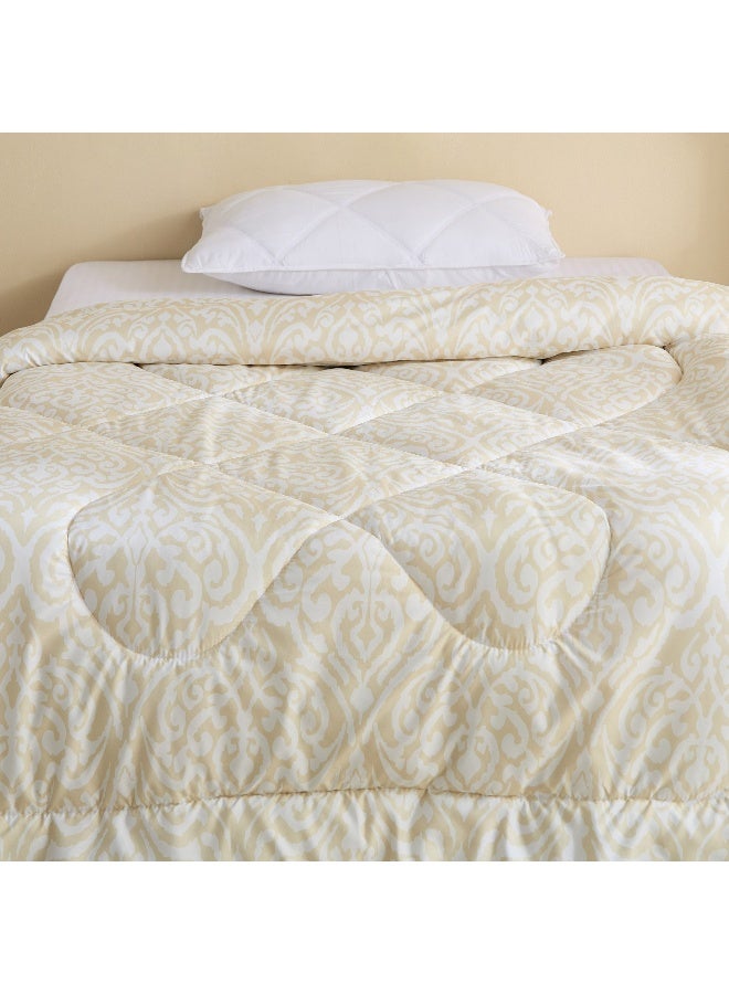Home Box Microfiber Comforter Set - Beige - Single - Image 2